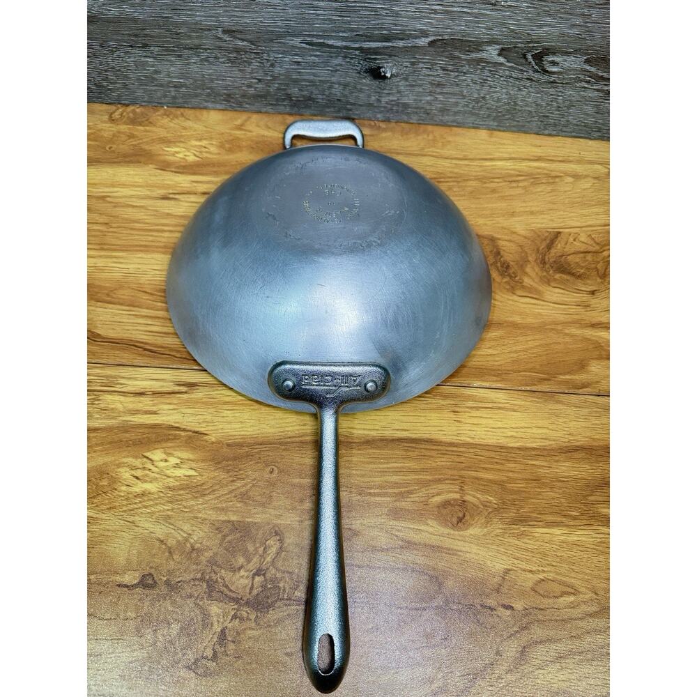 Vintage All-Clad Master Chef Aluminum Stir-Fry Wok - 10" Diameter